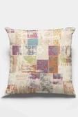 Çok Renkli Patchwork Çift Taraflı Kırlent Kılıfı KRL170 thumbnail 1