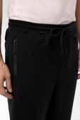 Slim Kalıp Düz Jogger Pantolon thumbnail 4