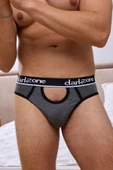 Erkek Antrasit Önü Açık Slip Külot thumbnail 4