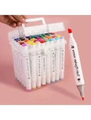 Çift Taraflı Marker Kalem Seti, 12 Parça thumbnail 1
