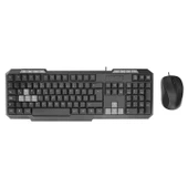EVEREST KM-1435 Siyah Usb Q Multimedia Klavye + Mouse Set thumbnail 1