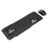 EVEREST KM-1435 Siyah Usb Q Multimedia Klavye + Mouse Set thumbnail 2