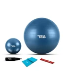 20+55 cm Pilates Topu, Pompa ve 2 Lastik Seti thumbnail 1