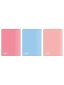 3'lü Kareli Defter Seti - Somon, Pembe, Mavi thumbnail 1