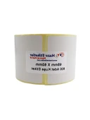 65mm x 60mm Kuşe Etiket Rulo - 800 Adet thumbnail 1