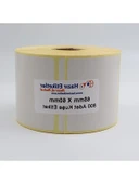 65mm x 60mm Kuşe Etiket Rulo - 800 Adet thumbnail 2