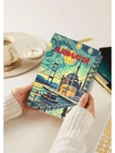 İstanbul Temalı Simli Defter, A5 Boyutunda thumbnail 1