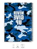 Çizgili A4 Defter - 200 Sayfa, Never Energy thumbnail 1