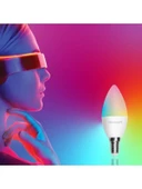 LED Akıllı Bluetooth Wi-Fi RGB Lamba - 4.9W E14 thumbnail 3