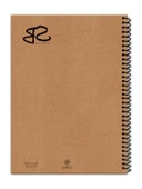 Kraft Kapaklı Spiralli A4 Defter (140 Sayfa) thumbnail 1