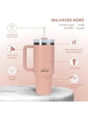 1200 ml Kapasiteli Termos Mug - 3 Kademeli Kapak thumbnail 3
