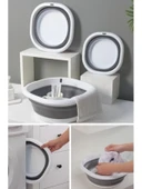 Katlanır Silikon Badya 10 Litre Kapasite thumbnail 1