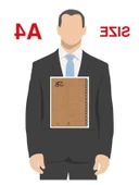 Kraft Kapaklı Spiralli A4 Defter (140 Sayfa) thumbnail 3