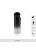 Sızdırmaz Siyah Çelik Termos - 350 ml Kapasite thumbnail 2