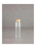 Şeffaf Cam Şişe - 550 ml, Modern Tasarım thumbnail 1