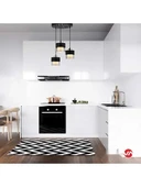 Metal ve Cam Modern Avize, E27 Soket, 40 cm thumbnail 2