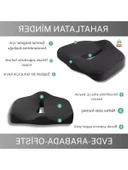 Lüks Ortopedik Visco Oturma Minderi - Siyah thumbnail 2