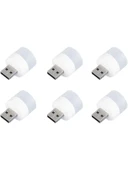 Mini LED Lambalar - 6 Parça Taşınabilir Gece Lambası thumbnail 1