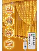 Kumandalı LED Perde - 3x3 Metre, Animasyonlu thumbnail 2