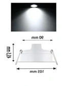 Recessed LED Aydınlatma - 5.5W 65K thumbnail 2