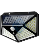 100 LED Hareket Sensörlü Solar Bahçe Lambası, 13x9x5 cm thumbnail 1