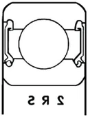 S.K.F. Rulman 608 2Rs1-C3 thumbnail 2