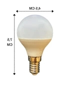 3 Adet 7W E14 Led Mini Ampul, Beyaz Işık Seçeneği thumbnail 3