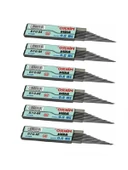 2.0mm 2B Kalem Ucu, 6 Adetli Siyah Set thumbnail 2