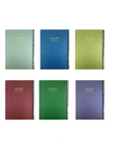 17x24 cm Spiralli Metal Notes Defteri, 80 Yaprak thumbnail 2
