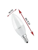 75W (60W) 3'lü Beyaz Led Ampul, 6500K E14 thumbnail 2