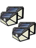 4 Adet Solar Hareket Sensörlü Bahçe Aydınlatma Lambası thumbnail 1