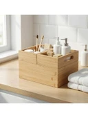 3'lü Modüler Bambu Organizer Set, Çok Amaçlı Düzenleyici thumbnail 1