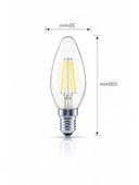 Mum Ampul 4W E14, Dimmer Uyumlu, 4’lü Paket thumbnail 3
