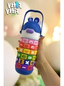 430 ml Mavi Pipetli Çelik Matara thumbnail 2