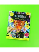 16 Panel Kazımalı Boyama Seti, Şablon ve Kalemli Scratch Art thumbnail 2