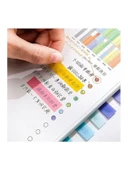 Şeffaf Pet Index, 10 Renkli Cetvelli, Sticky Note thumbnail 2