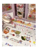 Şeffaf Kutu ile Sticker ve Washi Bant Seti, 4'lü thumbnail 3