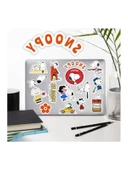 Snoopy Peanuts Macbook Notebook Tablet Telefon Ajanda Laptop Defter Sticker Seti thumbnail 1