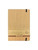 14x21 cm Boyutunda Spiralli Bambu Kapak Defter thumbnail 2