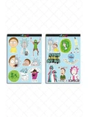 Rick And Morty Temalı Sticker Seti, 2 Adet thumbnail 2