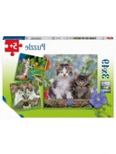 3 X 49 Parça Eğlenceli Puzzle Seti thumbnail 1