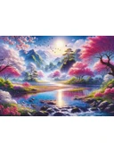 Kiraz Çiçeği Vadisi Puzzle - 1500 Parça thumbnail 2
