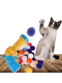 Peluş Top Atan İnteraktif Kedi Oyuncak Seti thumbnail 1