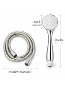 Paslanmaz Çelik Duş Hortumu ve El Duşu Seti - 150 cm thumbnail 2