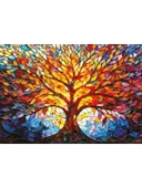 1000 Parça Mozaik Hayat Ağacı Puzzle thumbnail 2