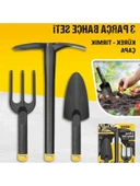 Paslanmaz Üçlü Bahçe Seti: Kürek, Çapa, Tırmık thumbnail 2