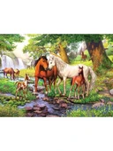 300 Parça Nehirde Atlar Temalı Puzzle thumbnail 2