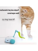 Hareketli Robot Kedi Oyuncağı, İnteraktif Tüylü Araba thumbnail 3