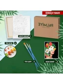 Numaralı Boyama Tuval Seti Fırça ve Boya Dahil thumbnail 2