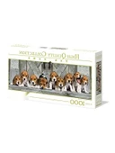 1000 Parça Yetişkin Puzzle – Beagle Temalı Panorama thumbnail 1